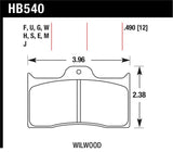 Hawk Wilwood DTC-60 Brake Pads