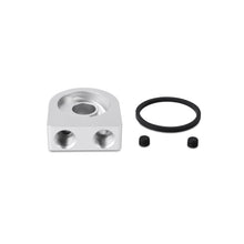 Load image into Gallery viewer, Mishimoto MMOP-SP FITS: Oil Filter Blocks FITS: Silver M20 Oil Sandwich Plate Oil Filter Blocks