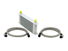 Load image into Gallery viewer, Mishimoto MMOC-U FITS: Oil Coolers FITS: Universal 10 Row Oil Cooler Kit (Metal Braided Lines) Oil Coolers