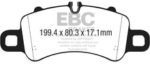 Load image into Gallery viewer, EBC DP42307R FITS: 2016+ Porsche Boxster 718 (Iron Rotors Only) 2.5L Turbo Yellowstuff Front Brake Pads Brake Pads Performance