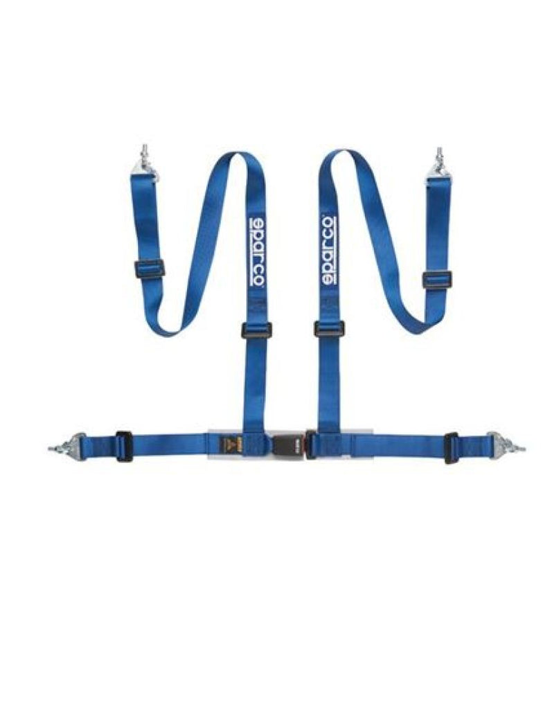 SPARCO 04604BM1AZ FITS:Sparco Belt 2 Inch Blue 4Pt Snap-In Seat Belts & Harnesses