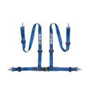 SPARCO 04604BM1AZ FITS:Sparco Belt 2 Inch Blue 4Pt Snap-In Seat Belts & Harnesses