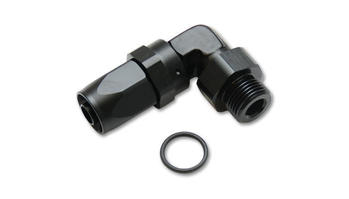 Vibrant 24909 FITS: Male -10AN 90 Degree Hose End Fitting 1-1/6-12 Thread (12) Fittings