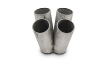 Load image into Gallery viewer, Vibrant 2453 FITS: 4 into 1 SS Turbo Mani Collector for All T4 in Flange 48mm Pipe OD 4.75in tall 78mmx64mm out Merge Collectors
