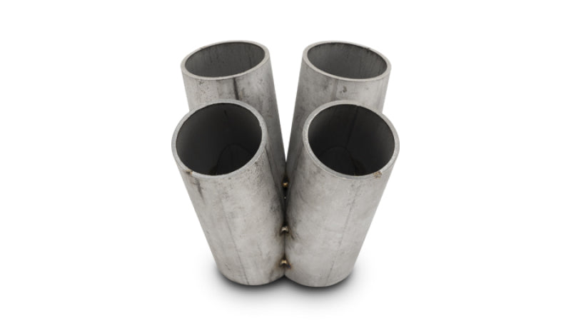 Vibrant 2457 FITS: 4 into 1 SS Turbo Mani Collector for GT28/30/35 in Flange 48mm Pipe OD 4.5in tall 58mm out Merge Collectors