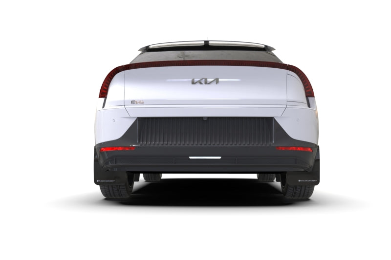 Rally Armor MF91-UR-BLK-RD FITS: 22-25 Kia EV6 Black UR Mud Flap Red Logo Mud Flaps