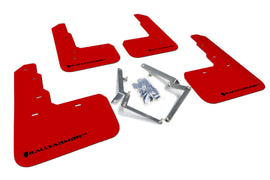Rally Armor MF47-UR-RD/BLK FITS: 17-22 Honda Civic Type R Red UR Mud Flap w/Black Logo Mud Flaps