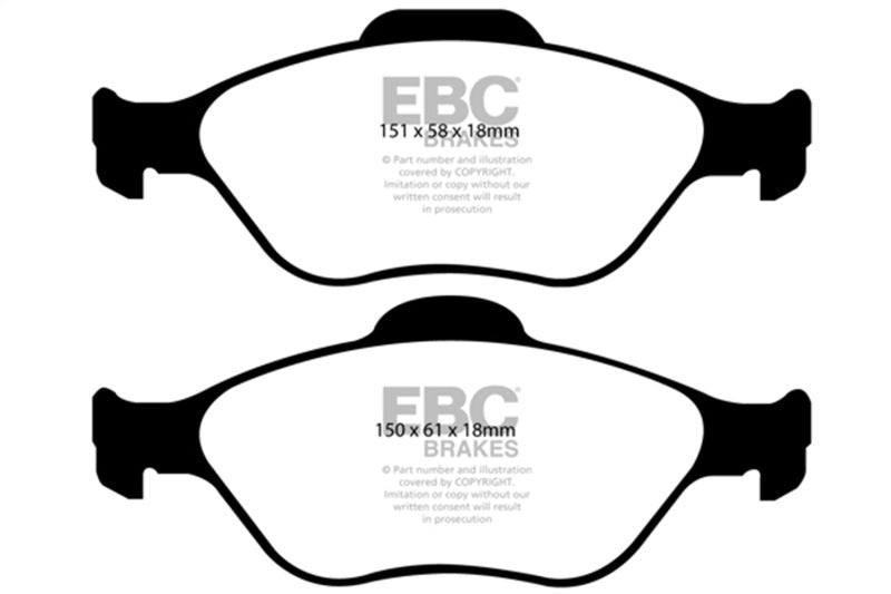 EBC DP2197/2 Brake Pads - Performance