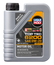 Load image into Gallery viewer, LIQUI MOLY 20236 FITS: 1L Top Tec 6200 Motor Oil 0W20 Motor Oils