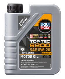 LIQUI MOLY 20236 FITS: 1L Top Tec 6200 Motor Oil 0W20 Motor Oils