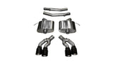 CORSA Performance 14358BLK FITS: 2016-2019 Cadillac CTS V 6.2L V8 2.75in Black Xtreme Axle-Back Exhaust Axle Back