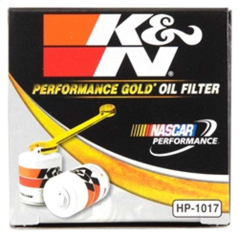 K&N Engineering HP-1017 FITS:K&N 3.74inch / 2.98 OD Performance Gold Oil Filter Oil Filters