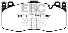 EBC DP32370C Brake Pads - Performance