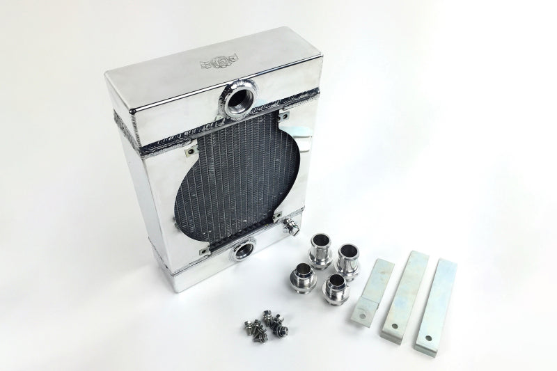 CSF 7065 FITS: Universal Drag Race / Tuck Radiator w/9in Spal Fan 10.5in H x 10in L x 3.6in W Radiators
