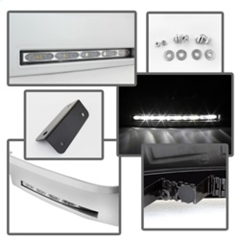 SPYDER 5077738 FITS: Toyota Tundra 07-13 Daytime LED Running Lights wo/switch Silver FL-DRL-TTU07-SIL Daytime Running Lights