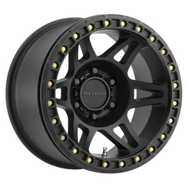 Method Wheels MR10679060544B FITS:Method MR106 Beadlock 17x9 -44mm Offset 6x5.5 108mm CB Matte Black w/BH-H24125 Wheel Wheels Cast