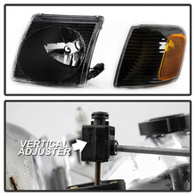 Load image into Gallery viewer, SPYDER 9042614 FITS:xTune 01-03 Ford Explorer Sport 4pc OEM Style Headlights w/Corner Black (HD-JH-FEXP01-ST-BK) Headlights