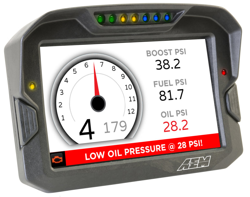 AEM 30-5700 FITS: CD-7 Non Logging Race Dash Carbon Fiber Digital Display (CAN Input Only) Gauges