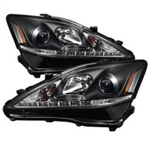 Load image into Gallery viewer, SPYDER 5080059 FITS: Lexus IS 250/350 2006-2010 Projector Headlights DRL Black PRO-YD-LIS06-DRL-BK Headlights