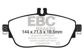 EBC UD1694 FITS: 13+ Mercedes-Benz CLA250 2.0 Turbo Ultimax2 Front Brake Pads Brake Pads OE