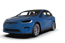Load image into Gallery viewer, Rally Armor MF102-UR-BLK/RD FITS: 22-26 Tesla Model X Black UR Mud Flap w/Red Logo Mud Flaps