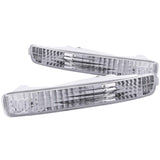 ANZO 511009 FITS: 1996-1997 Honda Accord Euro Parking Lights Chrome Lights Corner