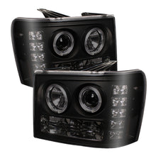 Load image into Gallery viewer, SPYDER 5078506 FITS: GMC Sierra 1500/2500 07-13 Projector Headlights LED Halo- LED Blk Smke PRO-YD-GS07-HL-BSM Headlights