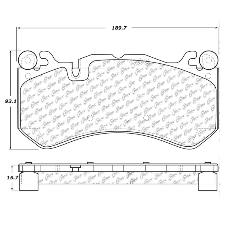 Stoptech 308.12910 FITS:StopTech Mercedes Benz Front Street Touring Brake Pads Brake Pads OE