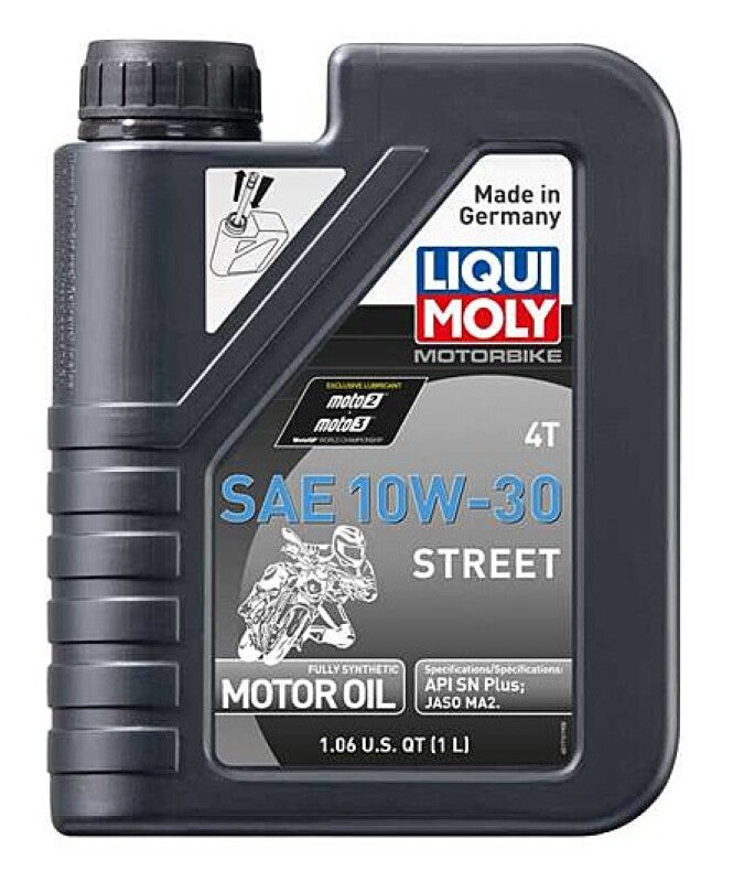 LIQUI MOLY 20418 FITS: 1L Motorbike 4T SAE 10W30 Street Motor Oils