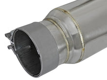 Load image into Gallery viewer, aFe 49M10002 FITS: MACH Force-Xp 304 Stainless Steel Resonator 2.5in Inlet/Outlet x 4in Dia x 15in Body x 19in L X Pipes