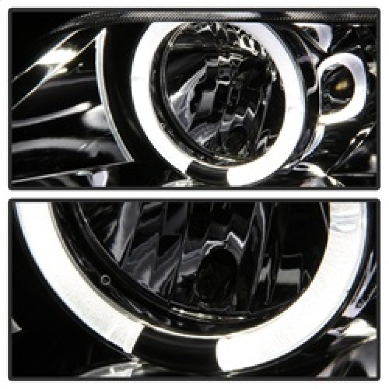 SPYDER 5009098 FITS: BMW Z3 96-02 Projector Headlights LED Halo Chrome High H1 Low H1 PRO-YD-BMWZ396-HL-C Headlights