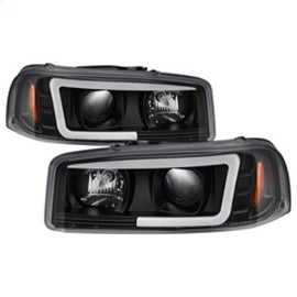 SPYDER 5084521 FITS: GMC Sierra 1500/2500/3500 99-06 V2 Projector Headlights DRL Black PRO-YD-CDE00V2-LB-BK Headlights