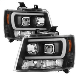 SPYDER 5082565 FITS: 07-14 Chevy Suburban/1500/2500/Tahoe V2 Projector Headlights Blk PRO-YD-CSUB07V2-DRL-BK Headlights