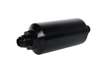 Load image into Gallery viewer, Aeromotive 12375 FITS: In-Line Filter AN-08 size Male 10 Micron Microglass Element Bright-Dip Black Fuel