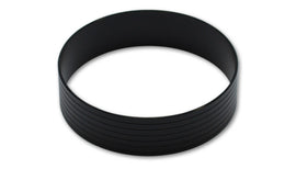 Vibrant 12563 FITS: HD Aluminum Union Sleeve for 2in OD Tubing Hard Anodized Black Clamps
