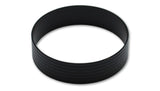 Vibrant 12563 FITS: HD Aluminum Union Sleeve for 2in OD Tubing Hard Anodized Black Clamps