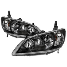 Load image into Gallery viewer, SPYDER 9042706 FITS:xTune 04-05 Honda Civic (Excl Hatchback/Si) OEM Style Headlights Black (HD-JH-HC04-4D-AM-BK) Headlights