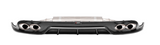 Akrapovic DI-PO/CA/4/G FITS: 16-17 Porsche 911 Turbo/Turbo S (991.2) Rear Carbon Fiber Diffuser High Gloss Diffusers