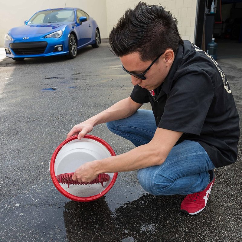 Chemical Guys DIRTTRAP02 FITS: Cyclone Dirt Trap Car Wash Bucket Insert Red Wash Buckets