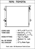 CSF 7076 FITS: 06-14 Toyota FJ Cruiser 4.0L / 03-09 Toyota 4Runner 4.0L / 2010 Toyota 4Runner 2.7L Radiator Radiators