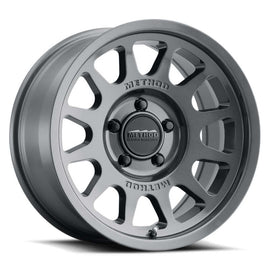 Method Wheels MR70379050812N FITS:Method MR703 17x9 / -12mm Offset / 71.5mm Bore / 5x5 BP / 4.8in BS Gloss Titanium Wheel Wheels Cast