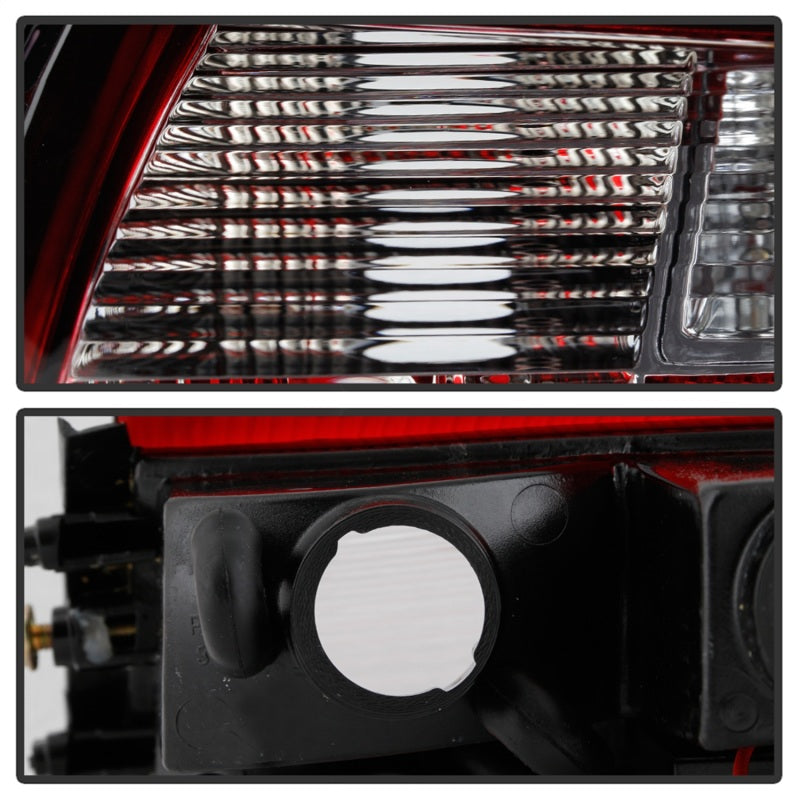 SPYDER 5013132 FITS:Xtune Porsche 911 996 ( Non 4S. Turbo. GT3 ) 99-04 LED Tail Lights Red Clear ALT-ON-P99699-LED-RC Tail Lights