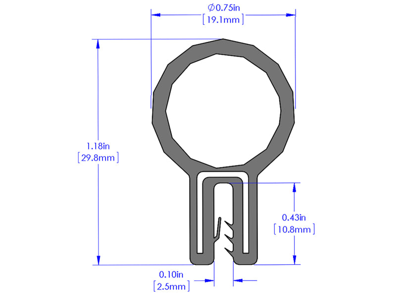 aFe 59-10092 FITS: MagnumFORCE Spare Parts Trim Seal Kit (1/16IN X 3/4IN) x 36IN L Air Intake Components