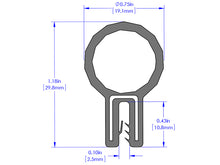 Load image into Gallery viewer, aFe 59-10092 FITS: MagnumFORCE Spare Parts Trim Seal Kit (1/16IN X 3/4IN) x 36IN L Air Intake Components