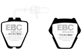 EBC DP31348C FITS: 99-01 Audi A6 Quattro 2.7 Twin Turbo Sedan (8 Pad Set) Redstuff Front Brake Pads Brake Pads Performance