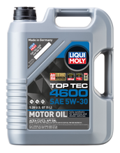 Load image into Gallery viewer, LIQUI MOLY 20448 FITS: 5L Top Tec 4600 Motor Oil 5W30 Motor Oils