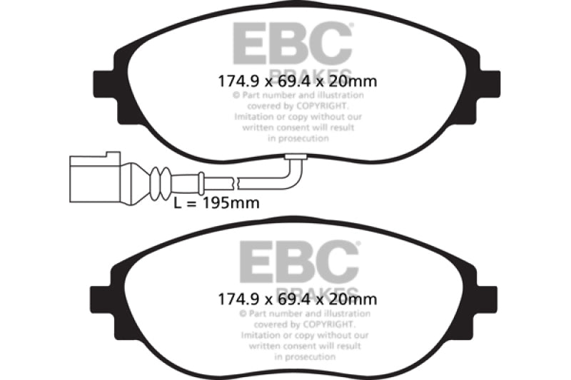 EBC DP22127 Brake Pads - Performance