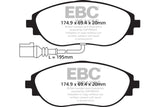 EBC DP42127R FITS: 14-20 Audi S3 2.0 Turbo Yellowstuff Front Brake Pads Brake Pads Performance