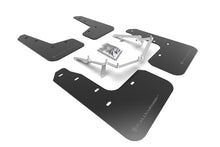 Load image into Gallery viewer, Rally Armor MF71-UR-BLK/DGRY FITS: 17-21 Honda Civic EX/EX-L/LX (Hatchback) Black UR Mud Flap Dark Grey Logo Mud Flaps