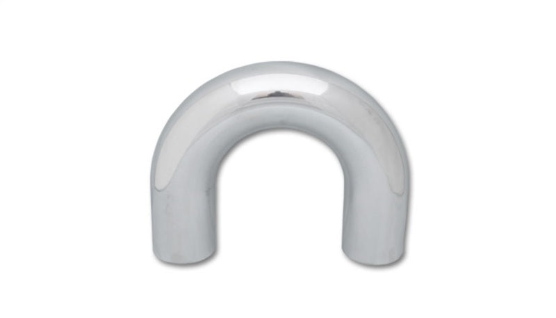 Vibrant 2867 FITS: 2.5in O.D. Universal Aluminum Tubing (180 degree Bend) Polished Aluminum Tubing
